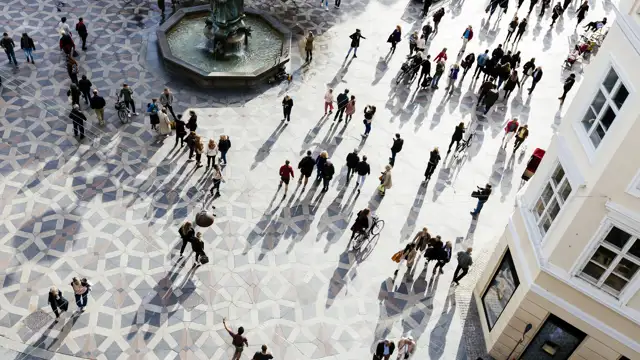 Public square in Copenhagen