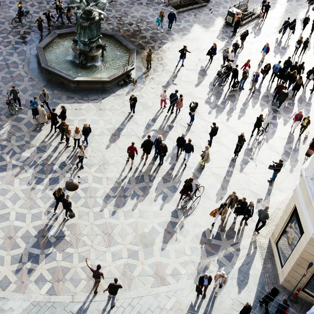 Public square in Copenhagen