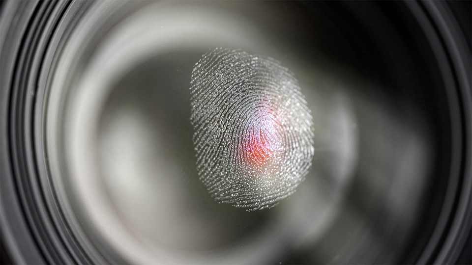 fingerprint on camera lens