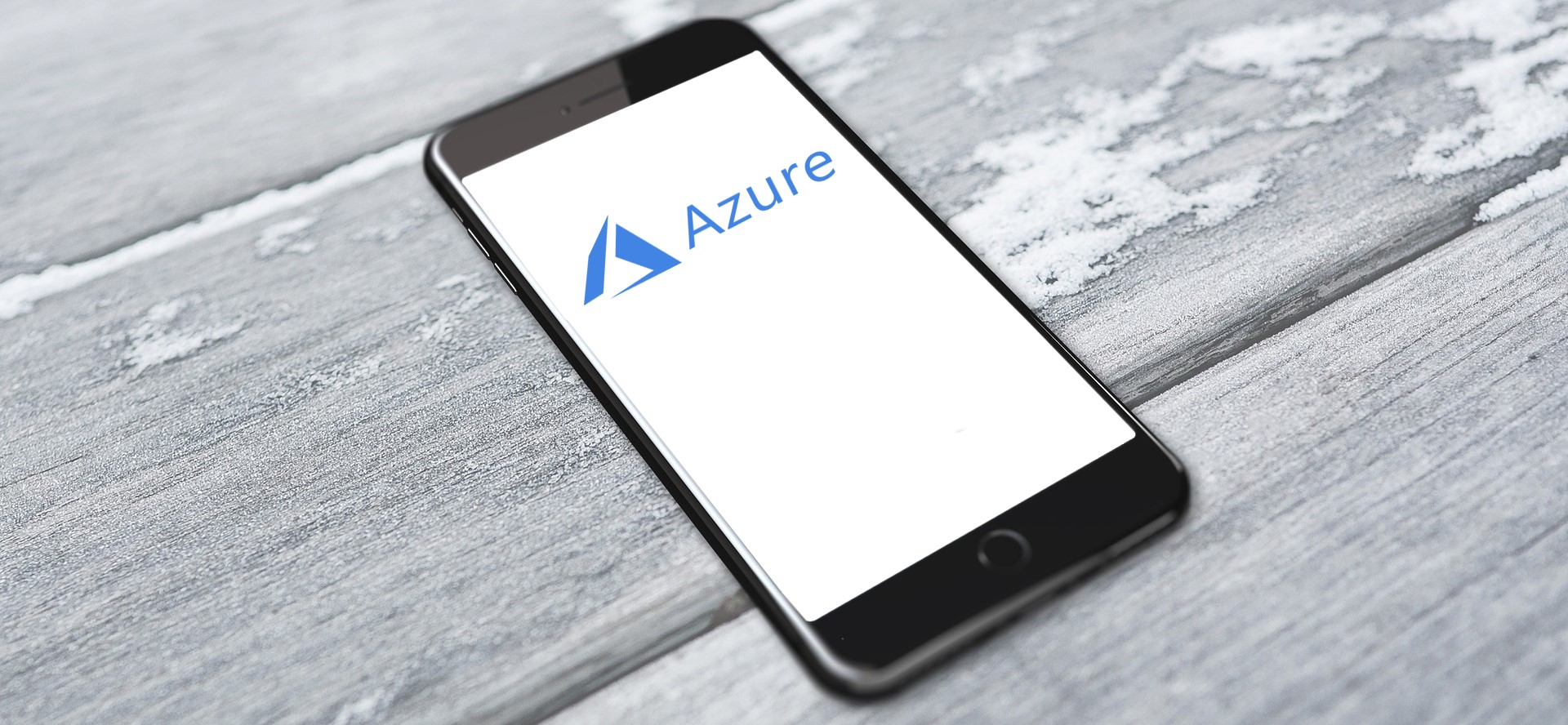 Azure logo on iphone