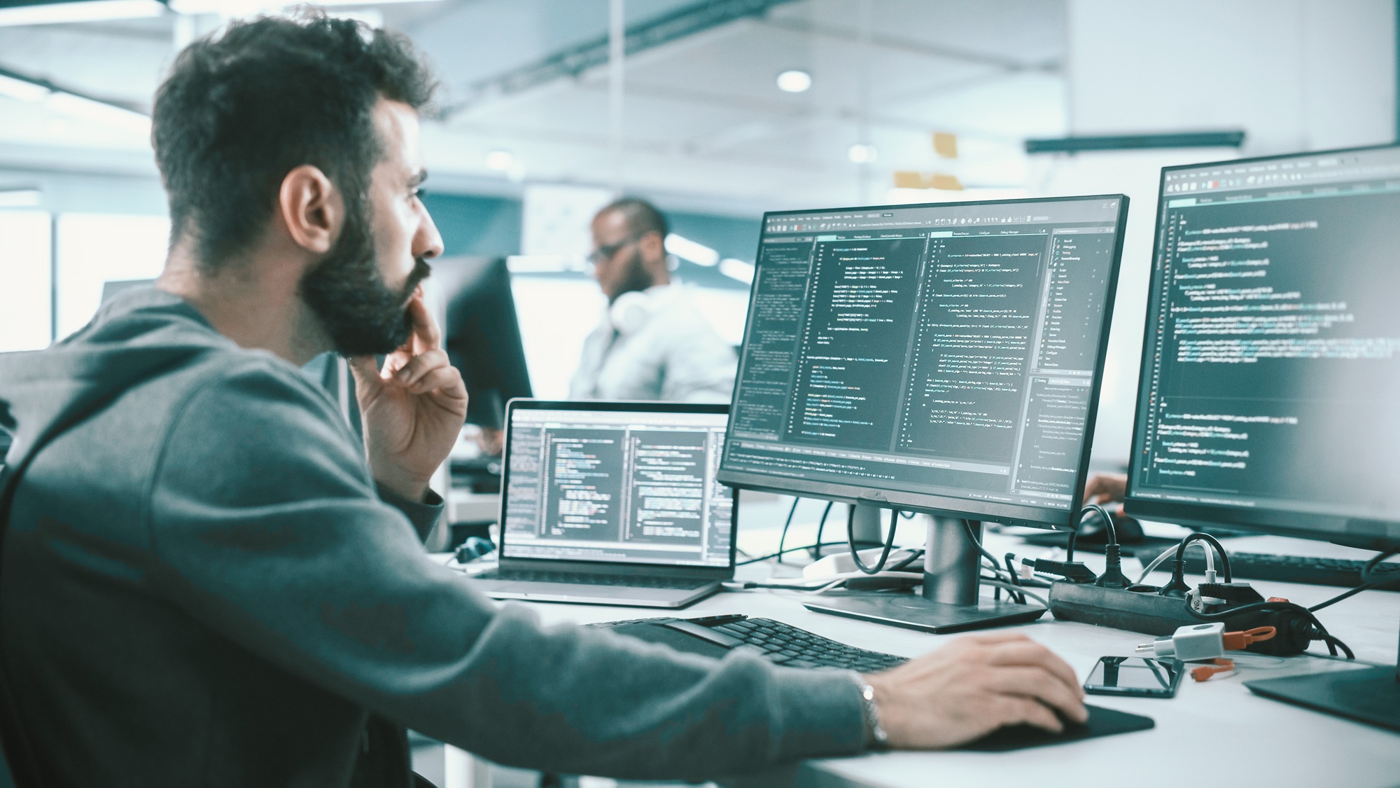 Technology consultants working with enterprise software systems to support digital transformation and business-critical IT solutions.
